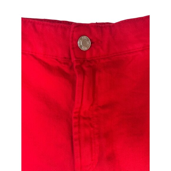 2/$30 ZARA Size Small Red Zara Cotton Womens Shorts - Picture 8 of 15